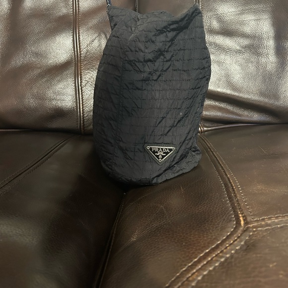 Black Quilted Shoulder Bag - Picture 3 of 3